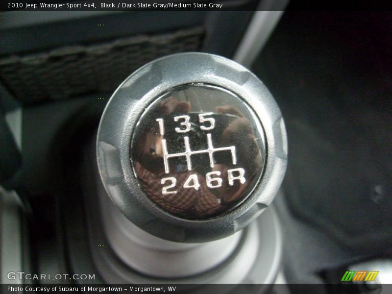 Black / Dark Slate Gray/Medium Slate Gray 2010 Jeep Wrangler Sport 4x4