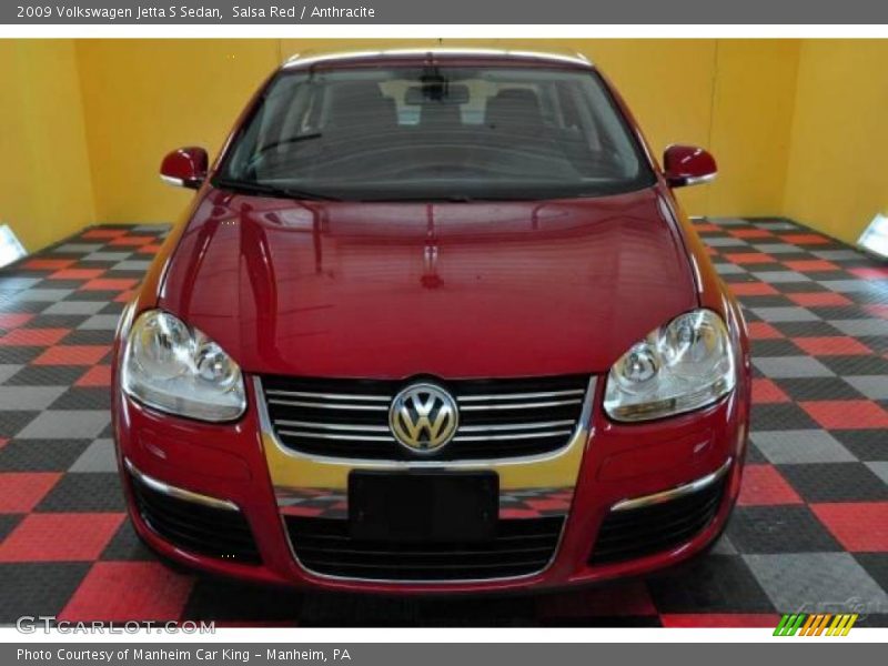 Salsa Red / Anthracite 2009 Volkswagen Jetta S Sedan