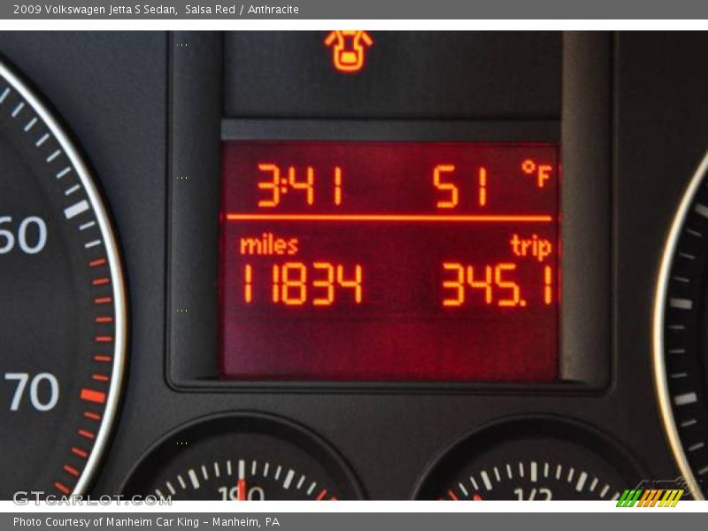 Salsa Red / Anthracite 2009 Volkswagen Jetta S Sedan