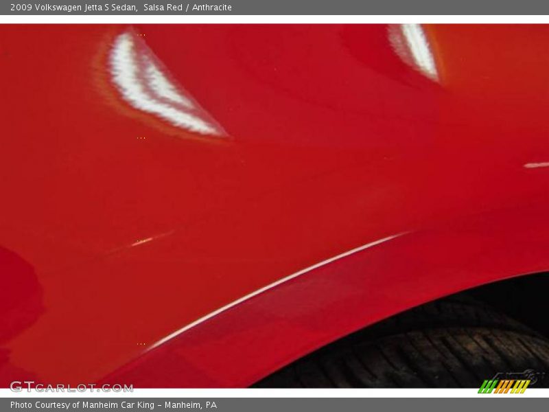 Salsa Red / Anthracite 2009 Volkswagen Jetta S Sedan