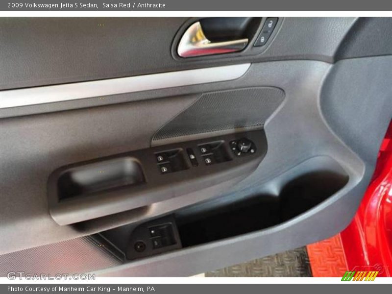 Salsa Red / Anthracite 2009 Volkswagen Jetta S Sedan