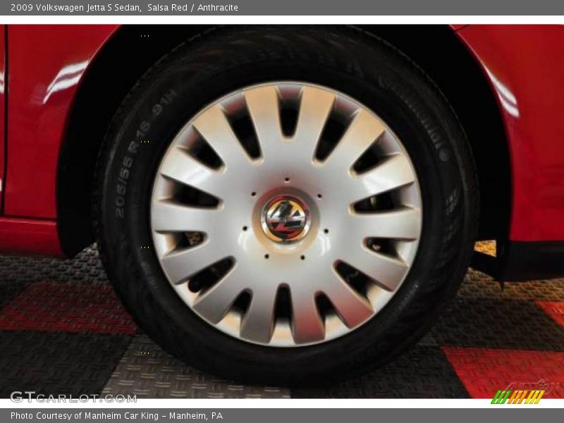 Salsa Red / Anthracite 2009 Volkswagen Jetta S Sedan