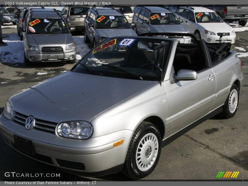 Desert Wind Metallic / Black 2001 Volkswagen Cabrio GLS