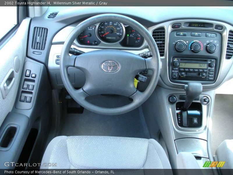 Millennium Silver Metallic / Gray 2002 Toyota Highlander I4