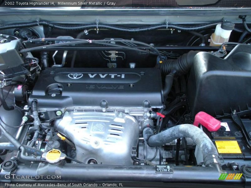 Millennium Silver Metallic / Gray 2002 Toyota Highlander I4