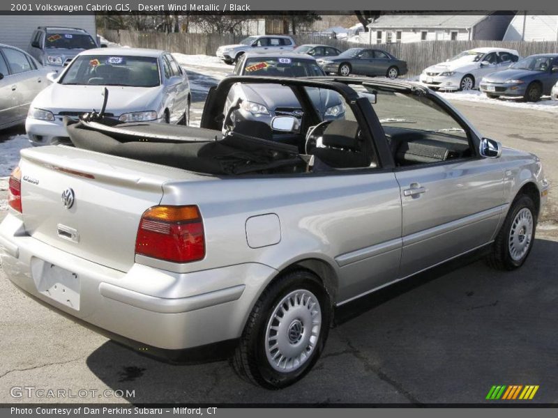 Desert Wind Metallic / Black 2001 Volkswagen Cabrio GLS