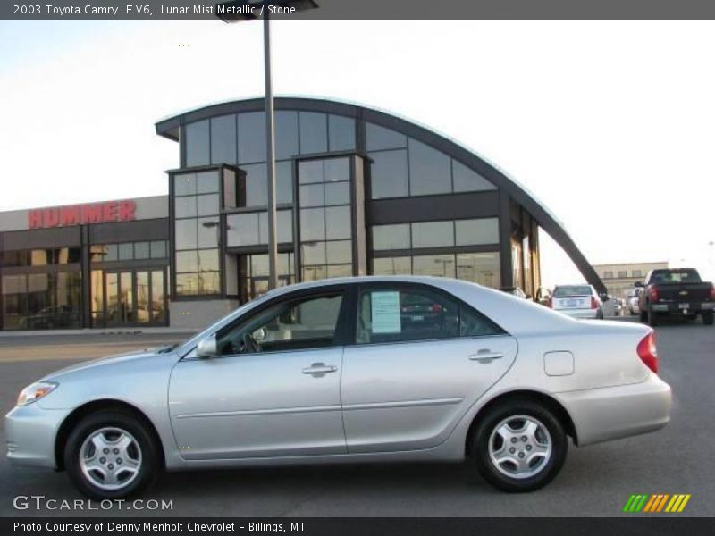 Lunar Mist Metallic / Stone 2003 Toyota Camry LE V6