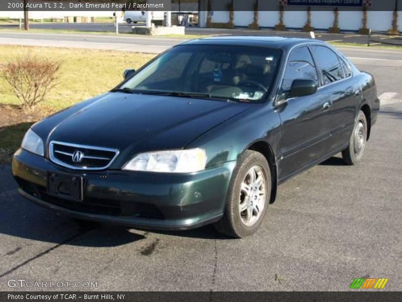 Dark Emerald Pearl / Parchment 2000 Acura TL 3.2