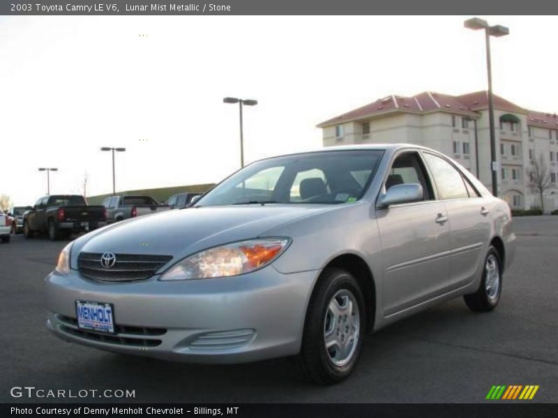 Lunar Mist Metallic / Stone 2003 Toyota Camry LE V6