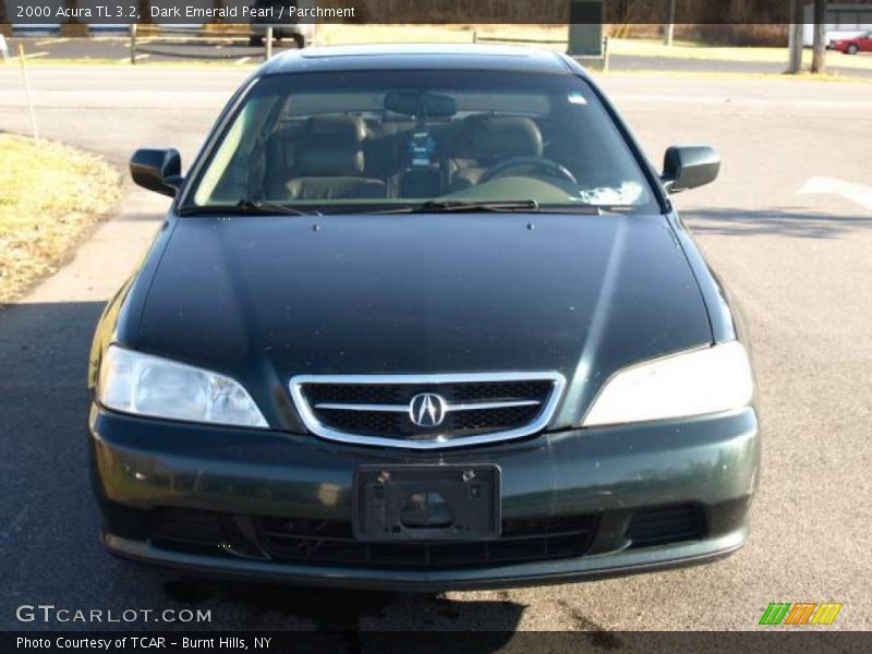 Dark Emerald Pearl / Parchment 2000 Acura TL 3.2