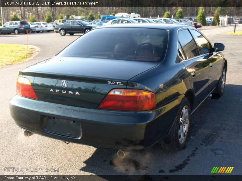Dark Emerald Pearl / Parchment 2000 Acura TL 3.2