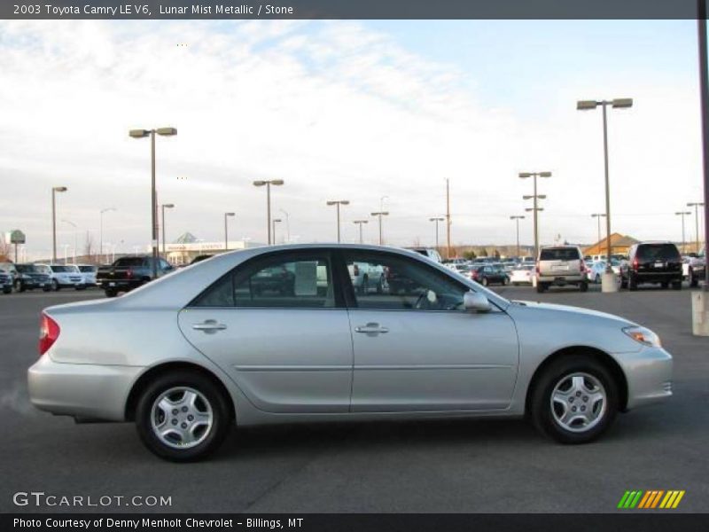 Lunar Mist Metallic / Stone 2003 Toyota Camry LE V6