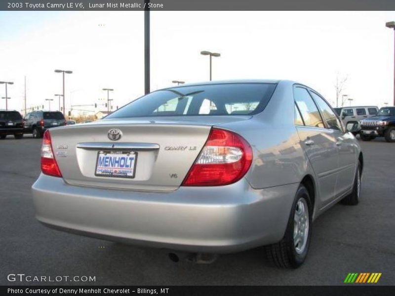 Lunar Mist Metallic / Stone 2003 Toyota Camry LE V6