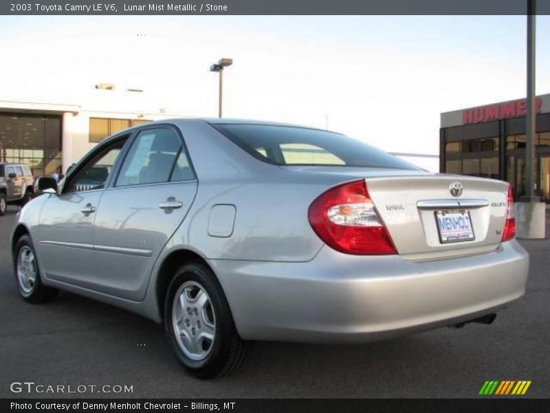 Lunar Mist Metallic / Stone 2003 Toyota Camry LE V6