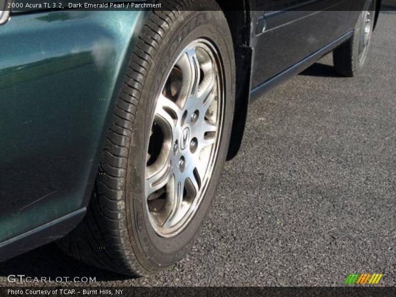 Dark Emerald Pearl / Parchment 2000 Acura TL 3.2