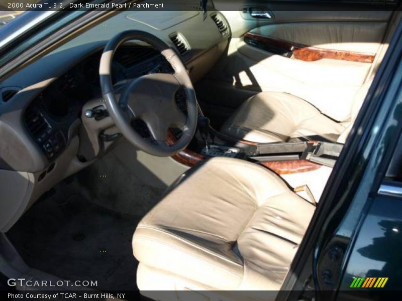 Dark Emerald Pearl / Parchment 2000 Acura TL 3.2