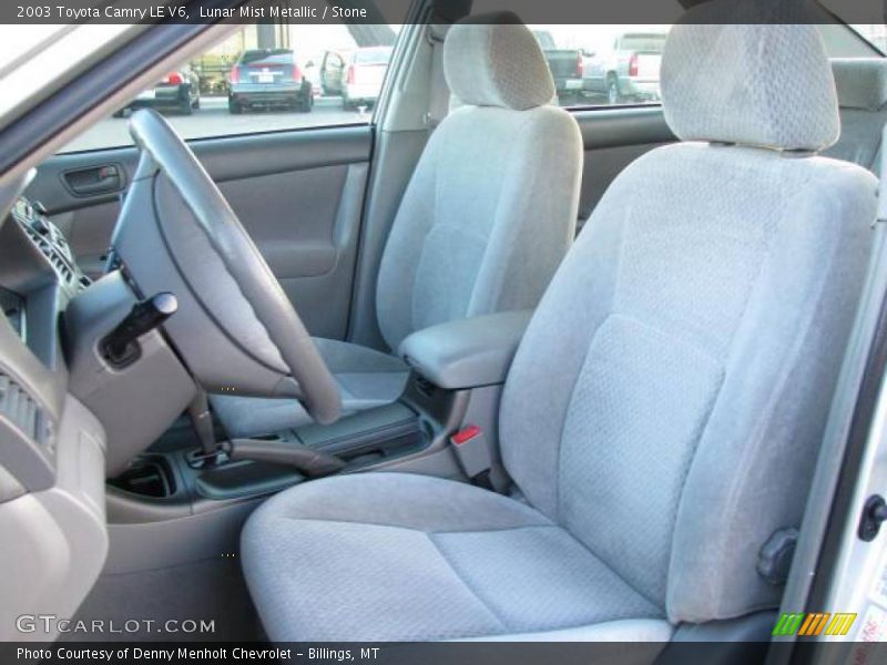 Lunar Mist Metallic / Stone 2003 Toyota Camry LE V6