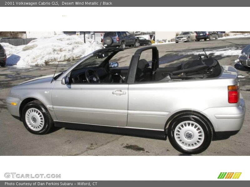 Desert Wind Metallic / Black 2001 Volkswagen Cabrio GLS
