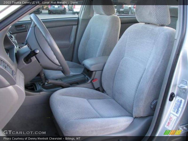 Lunar Mist Metallic / Stone 2003 Toyota Camry LE V6