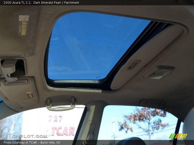 Dark Emerald Pearl / Parchment 2000 Acura TL 3.2