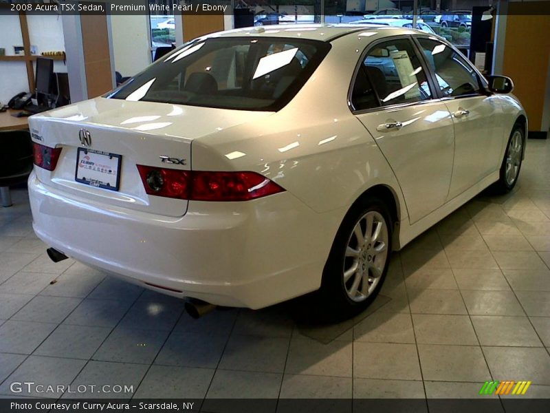 Premium White Pearl / Ebony 2008 Acura TSX Sedan