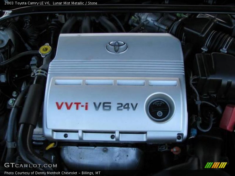 Lunar Mist Metallic / Stone 2003 Toyota Camry LE V6