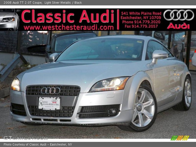 Light Silver Metallic / Black 2008 Audi TT 2.0T Coupe