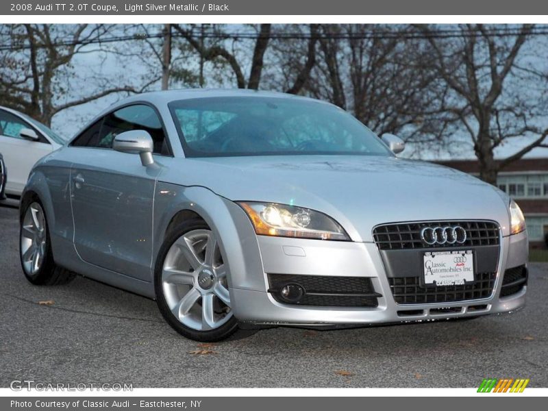 Light Silver Metallic / Black 2008 Audi TT 2.0T Coupe