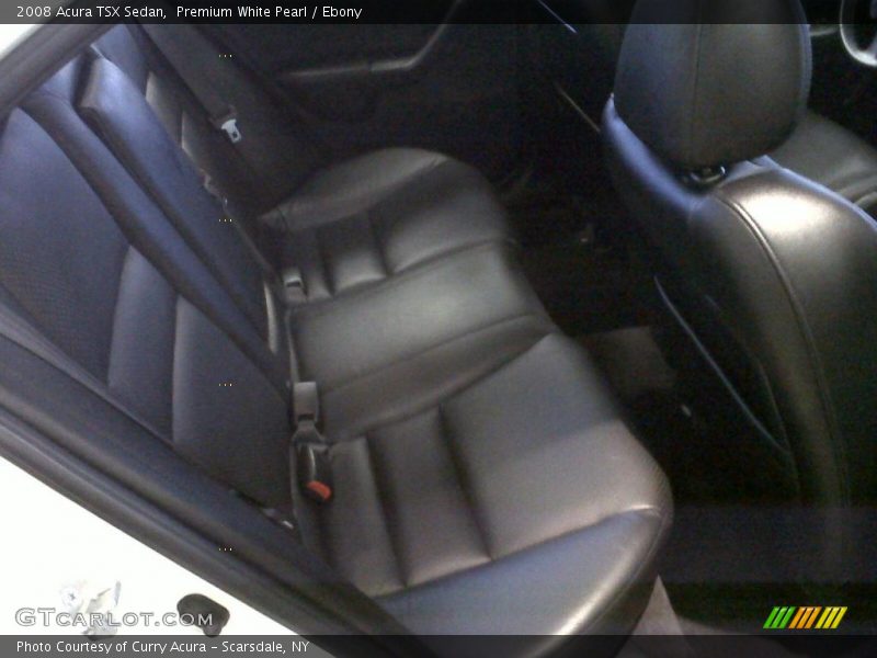 Premium White Pearl / Ebony 2008 Acura TSX Sedan