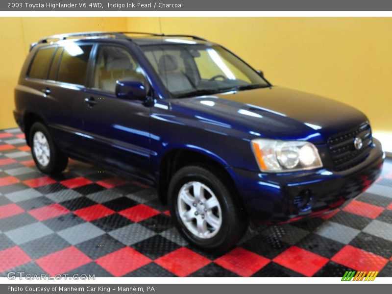 Indigo Ink Pearl / Charcoal 2003 Toyota Highlander V6 4WD
