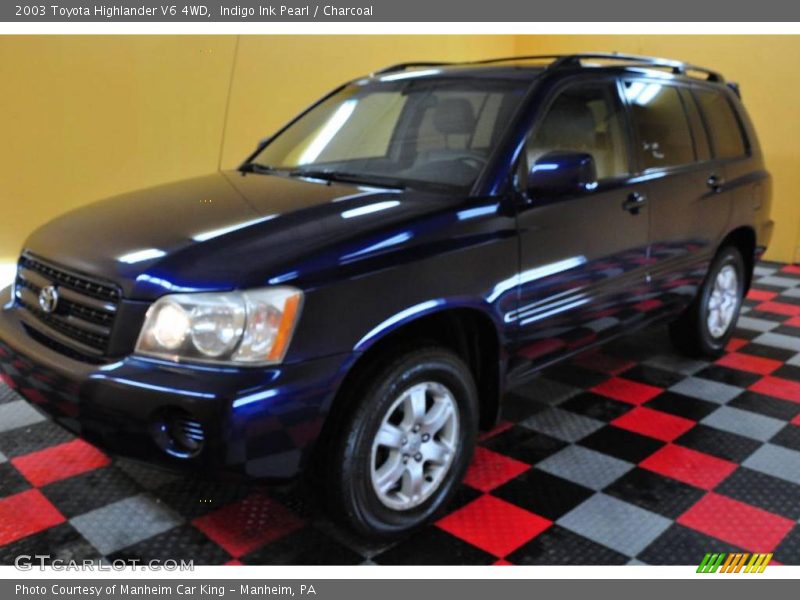 Indigo Ink Pearl / Charcoal 2003 Toyota Highlander V6 4WD