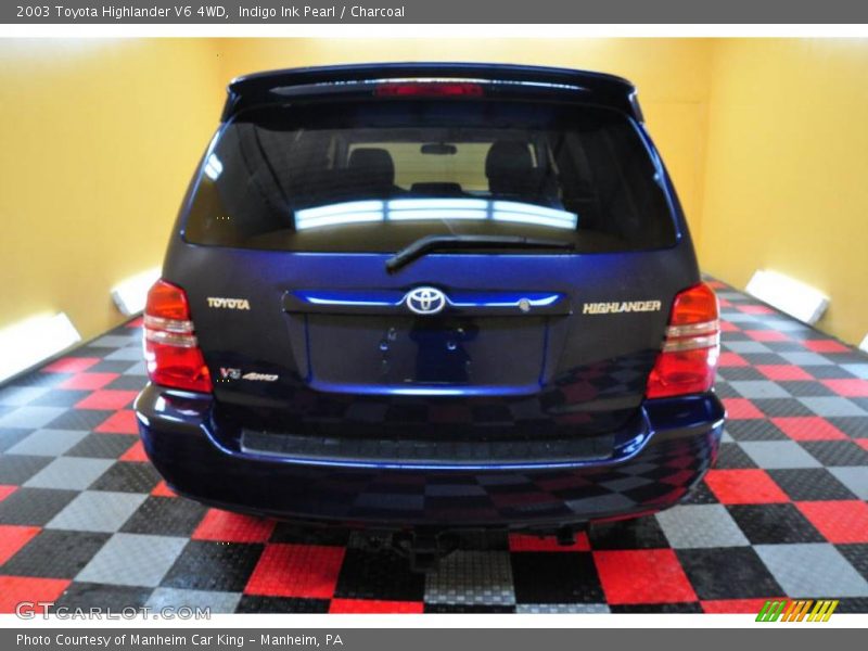 Indigo Ink Pearl / Charcoal 2003 Toyota Highlander V6 4WD