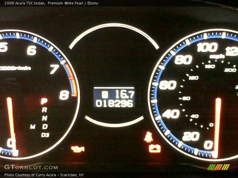 Premium White Pearl / Ebony 2008 Acura TSX Sedan