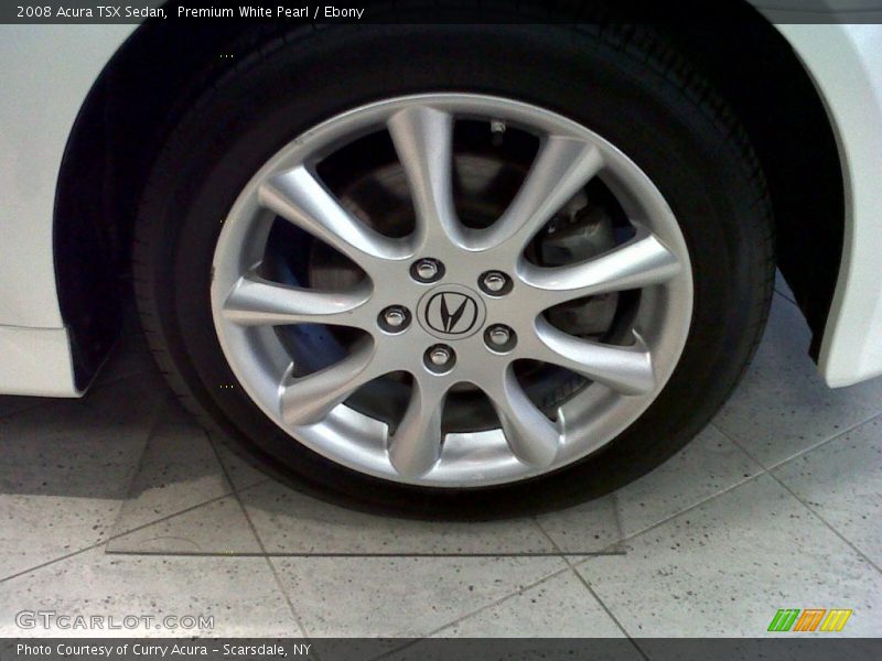 Premium White Pearl / Ebony 2008 Acura TSX Sedan