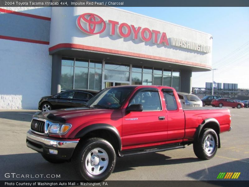 Impulse Red Pearl / Charcoal 2004 Toyota Tacoma Xtracab 4x4