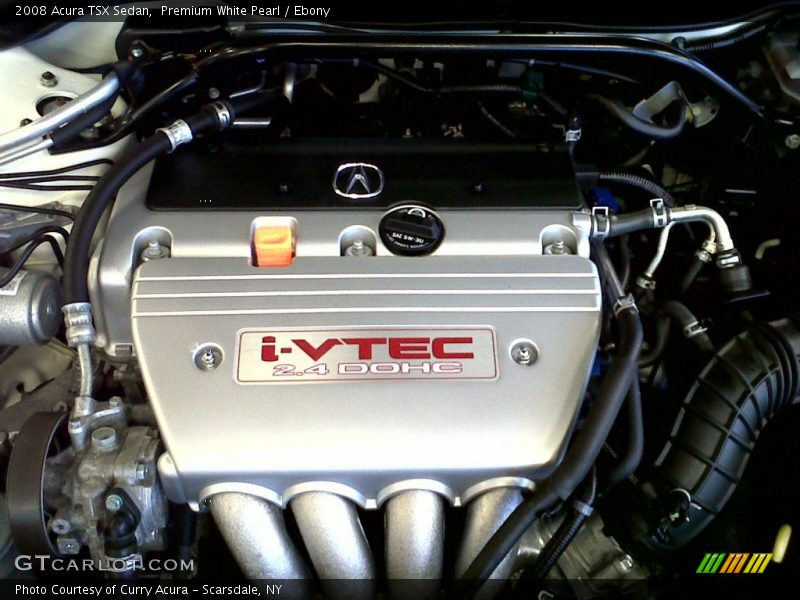 Premium White Pearl / Ebony 2008 Acura TSX Sedan