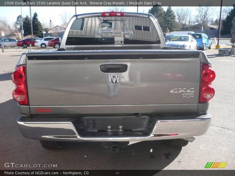 Mineral Gray Metallic / Medium Slate Gray 2008 Dodge Ram 1500 Laramie Quad Cab 4x4