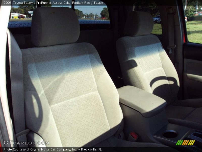 Radiant Red / Taupe 2005 Toyota Tacoma PreRunner Access Cab