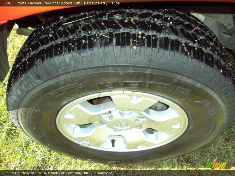 Radiant Red / Taupe 2005 Toyota Tacoma PreRunner Access Cab
