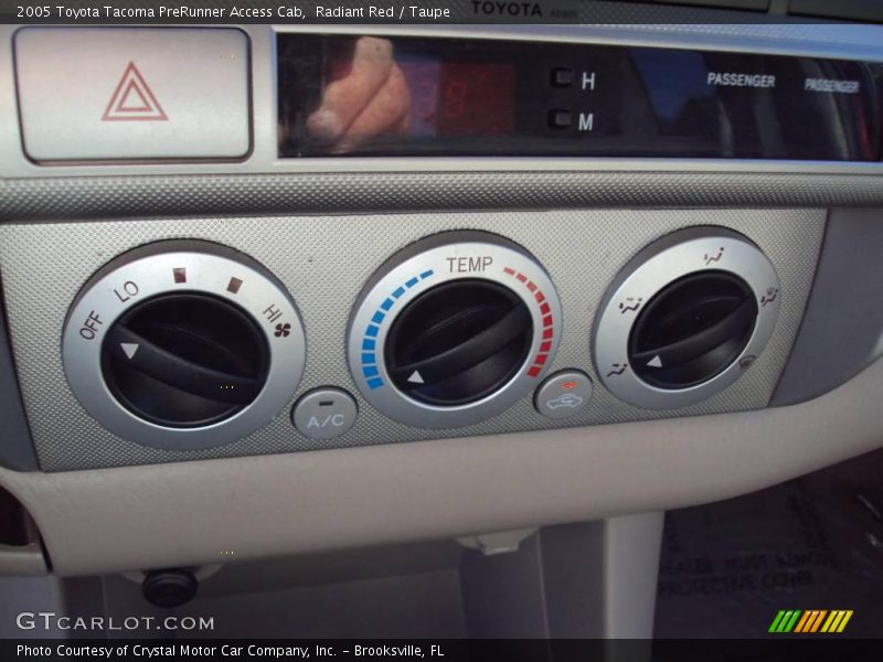 Radiant Red / Taupe 2005 Toyota Tacoma PreRunner Access Cab