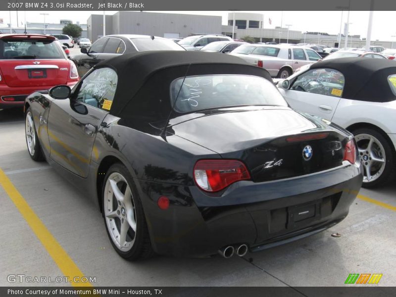 Jet Black / Black 2007 BMW Z4 3.0si Roadster