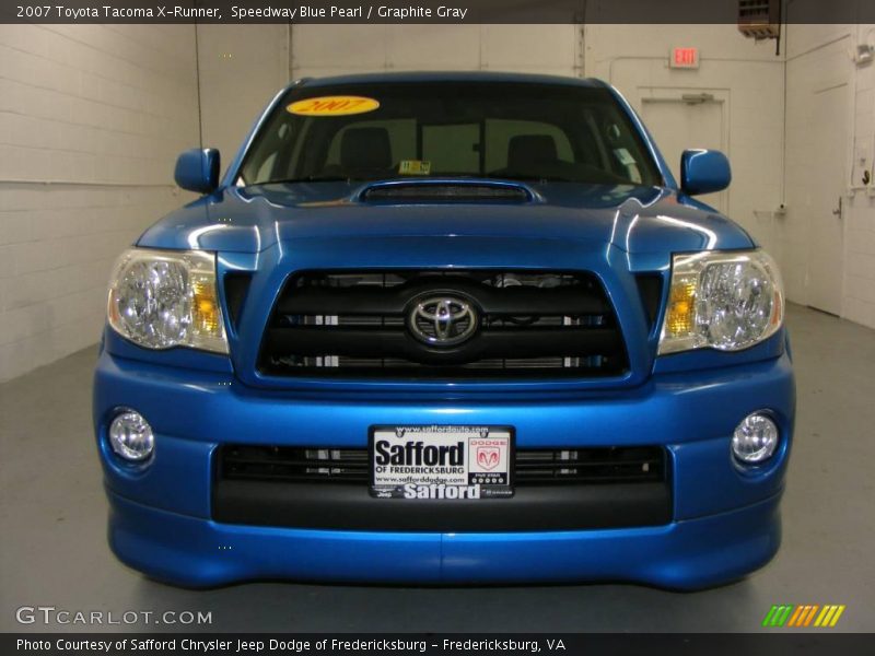 Speedway Blue Pearl / Graphite Gray 2007 Toyota Tacoma X-Runner