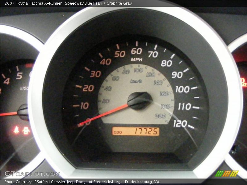 Speedway Blue Pearl / Graphite Gray 2007 Toyota Tacoma X-Runner