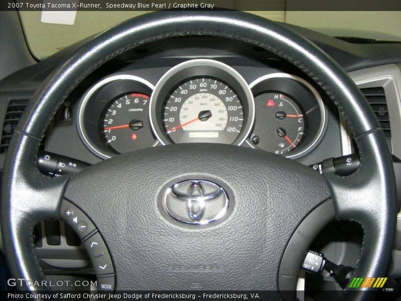 Speedway Blue Pearl / Graphite Gray 2007 Toyota Tacoma X-Runner