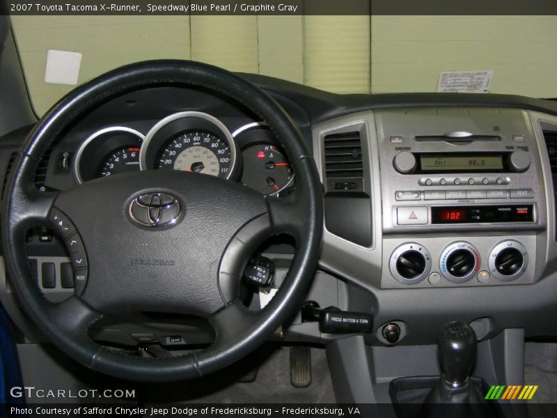 Speedway Blue Pearl / Graphite Gray 2007 Toyota Tacoma X-Runner