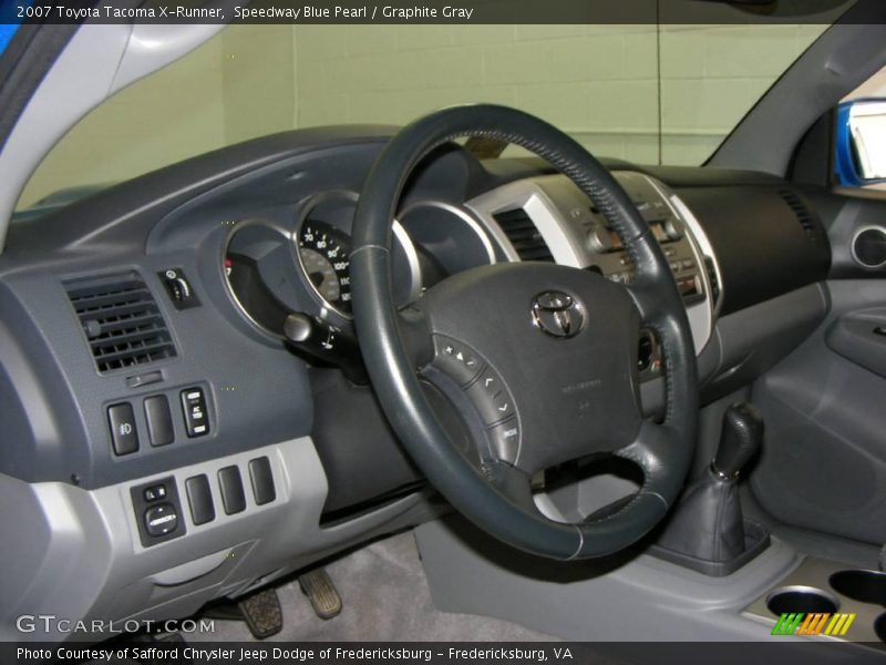 Speedway Blue Pearl / Graphite Gray 2007 Toyota Tacoma X-Runner