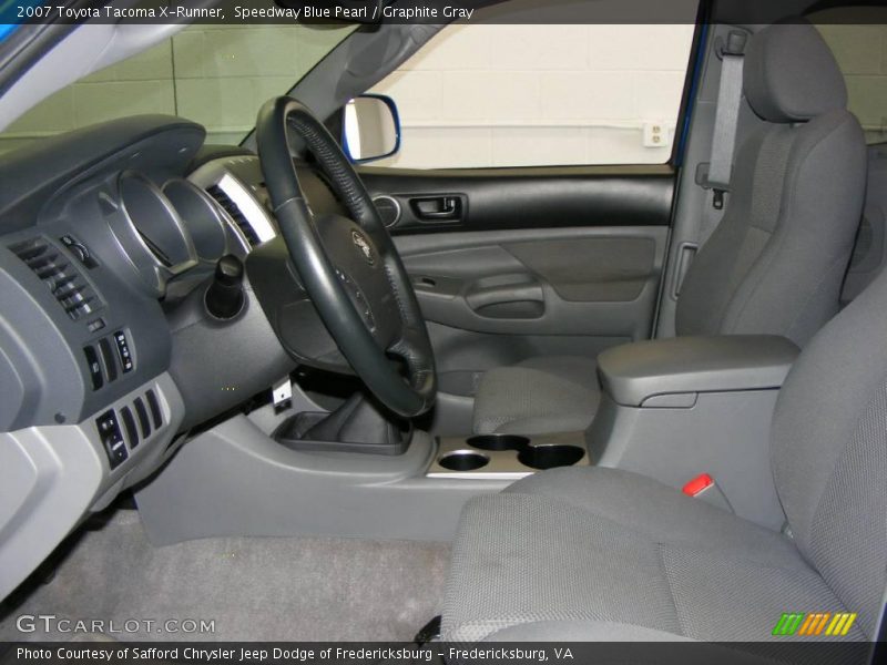 Speedway Blue Pearl / Graphite Gray 2007 Toyota Tacoma X-Runner
