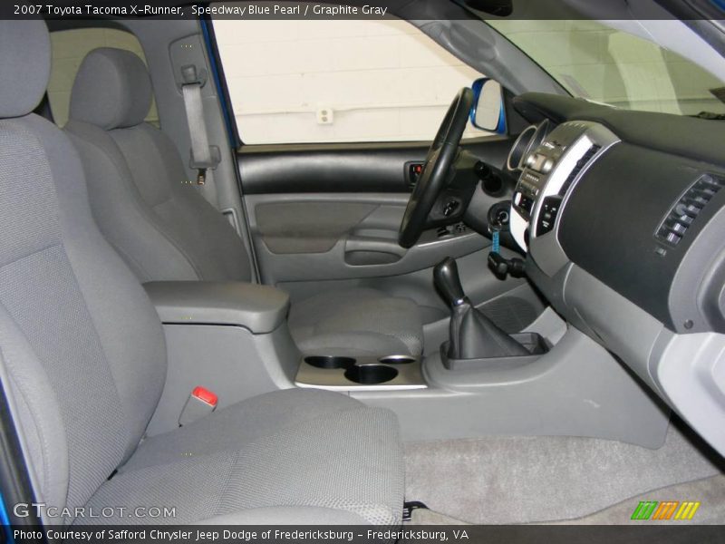 Speedway Blue Pearl / Graphite Gray 2007 Toyota Tacoma X-Runner