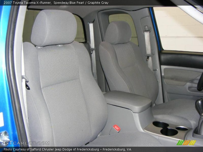 Speedway Blue Pearl / Graphite Gray 2007 Toyota Tacoma X-Runner