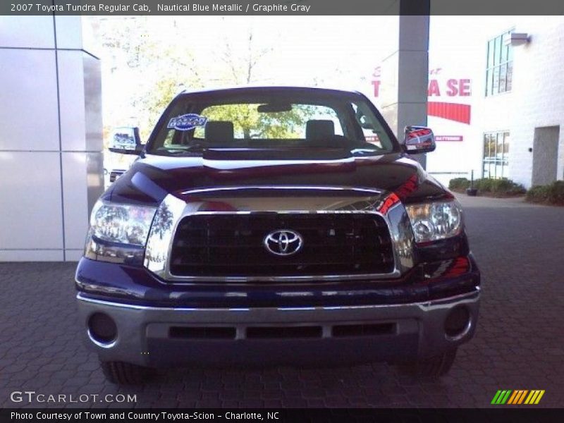 Nautical Blue Metallic / Graphite Gray 2007 Toyota Tundra Regular Cab